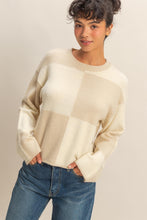 Load image into Gallery viewer, HF Checked Sweater