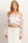 HF Floral Off Shoulder Top