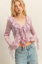 Load image into Gallery viewer, HF Ruffled Floral Blouse