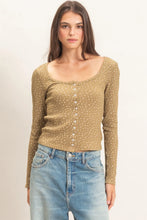 Load image into Gallery viewer, HF Square Neck Button-Up Top