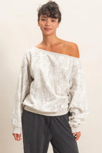 Load image into Gallery viewer, DZ Camo Off The Shoulder Sweatshirt