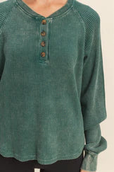 HF Waffle Henley