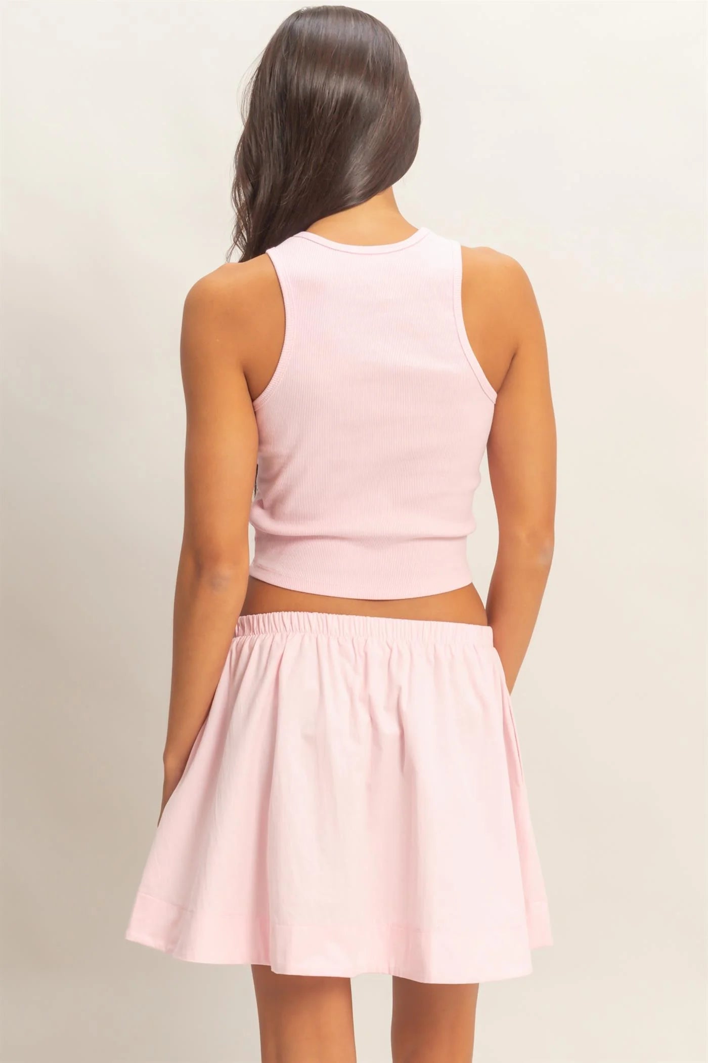 HF Sleeveless Top & Skirt SET