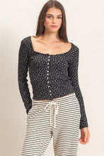 Load image into Gallery viewer, HF Square Neck Button-Up Top