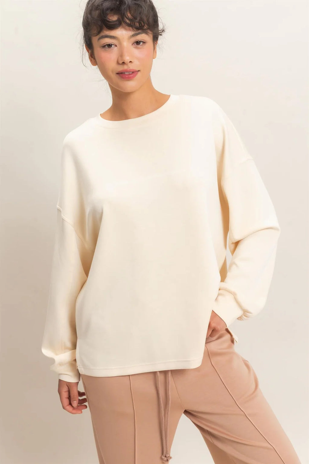 HF Oversized Crew Neck Top