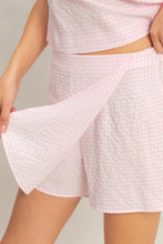 Load image into Gallery viewer, HF Gingham Checkered Top/Skort SET