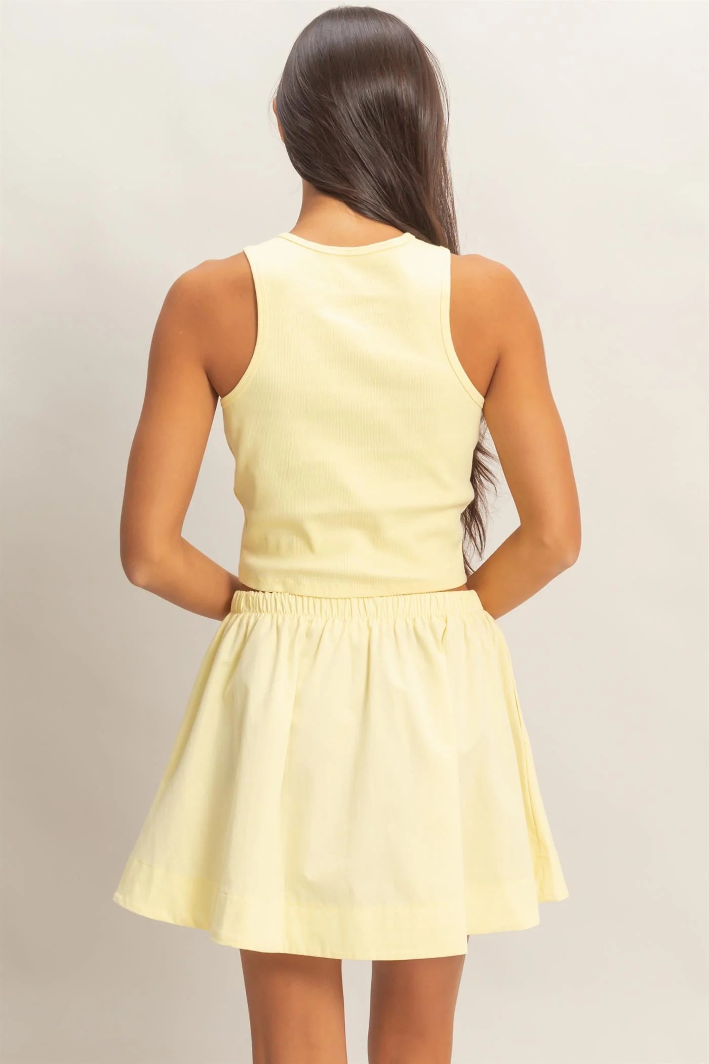 HF Sleeveless Top & Skirt SET