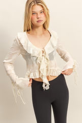 HF Ruffled Floral Blouse