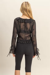 HF Ruffled Floral Blouse