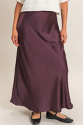 HF Satin Maxi Skirt