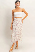 Load image into Gallery viewer, HF Floral Print Bias Skirt