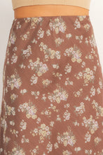 Load image into Gallery viewer, HF Floral Print Bias Skirt