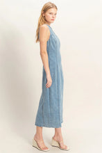 Load image into Gallery viewer, HF Light Denim Midi Dress