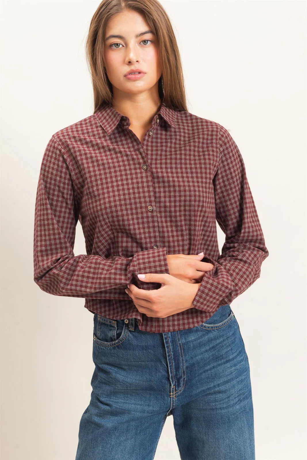 HF Plaid Long Sleeve Shirt
