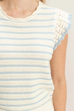 Load image into Gallery viewer, HF Scalloped Ruffle Sleeve Top