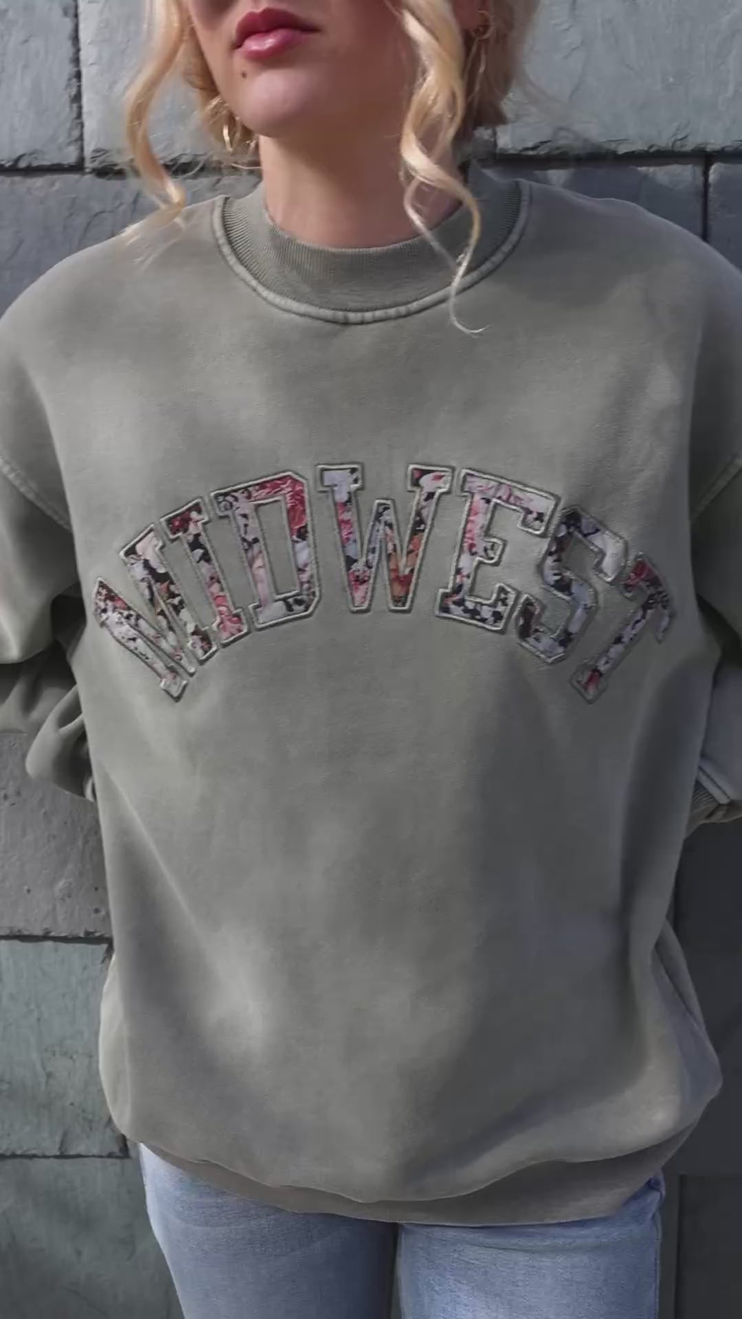 Floral Midwest Crewneck