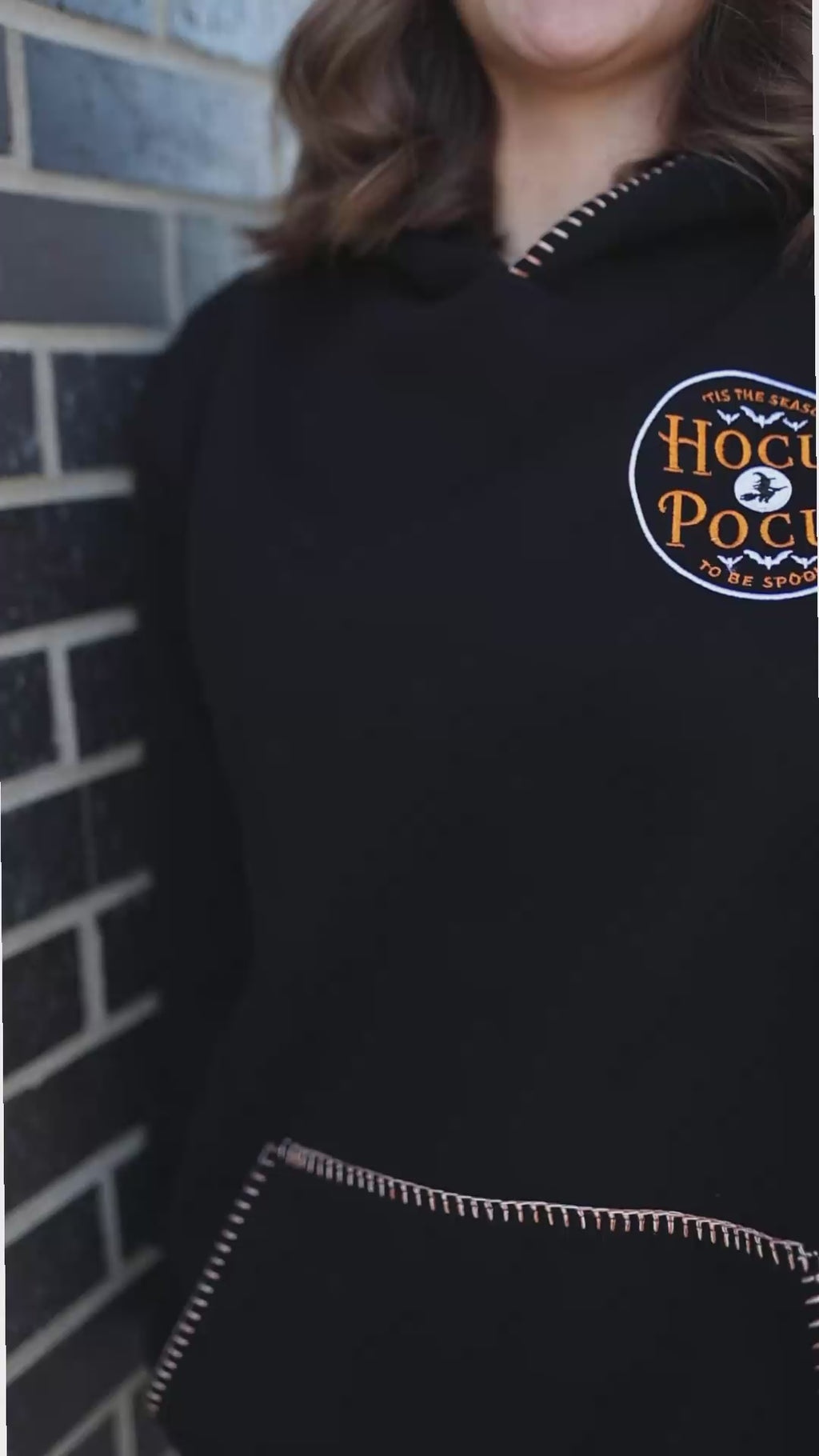 Black/Orange Gingham Pants