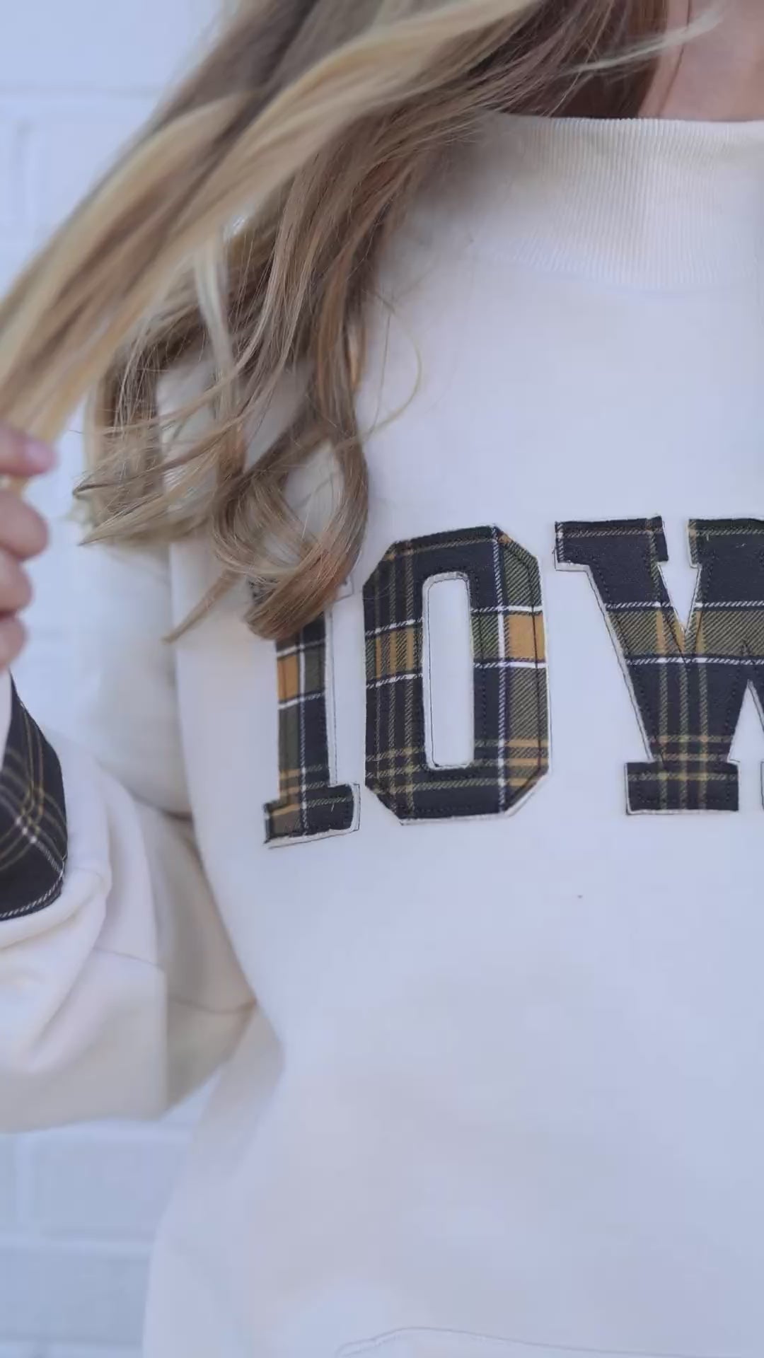 Iowa Plaid Mockneck