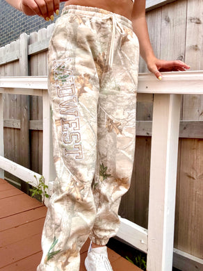 Camo Midwest Embroidered Sweatpants