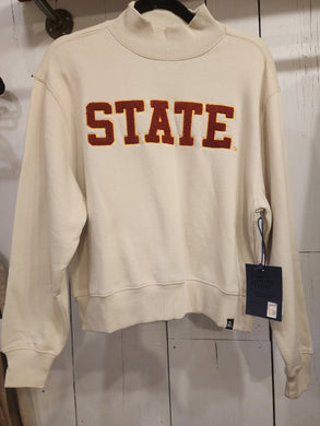 GD Ivory Chenille Mock Neck