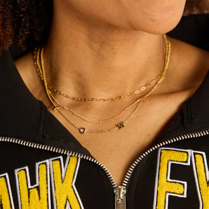 IOWA Initial Necklace