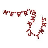Handmade Merry Christmas Garland