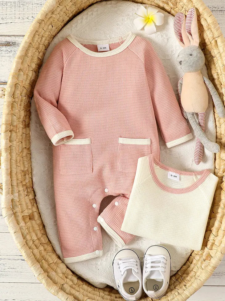 Baby Waffle Jumpsuit