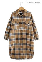 Load image into Gallery viewer, Plaid Midi Jacket