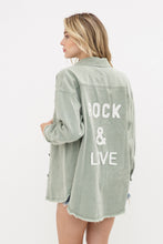 Load image into Gallery viewer, Rock &amp; Love Frayed Jacket