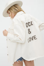 Load image into Gallery viewer, Rock &amp; Love Frayed Jacket