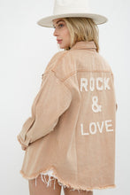 Load image into Gallery viewer, Rock &amp; Love Frayed Jacket