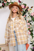 Taupe/Ivory Plaid