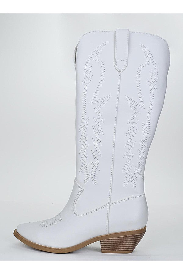 White Emily Boots*