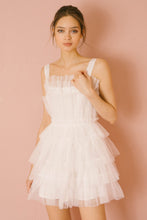 Load image into Gallery viewer, White Tiered Lace Dress