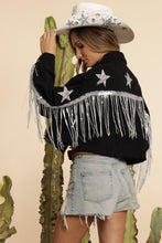 Load image into Gallery viewer, Star Fringe Jacket