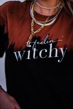 Load image into Gallery viewer, Feelin Witchy Black/Orange Tshirt
