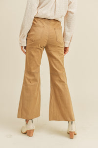 Flared Cotton Pants