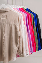 Load image into Gallery viewer, Gauze Linen Button Down