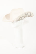 Load image into Gallery viewer, Faux Suede Rhinestone Cowboy Hat