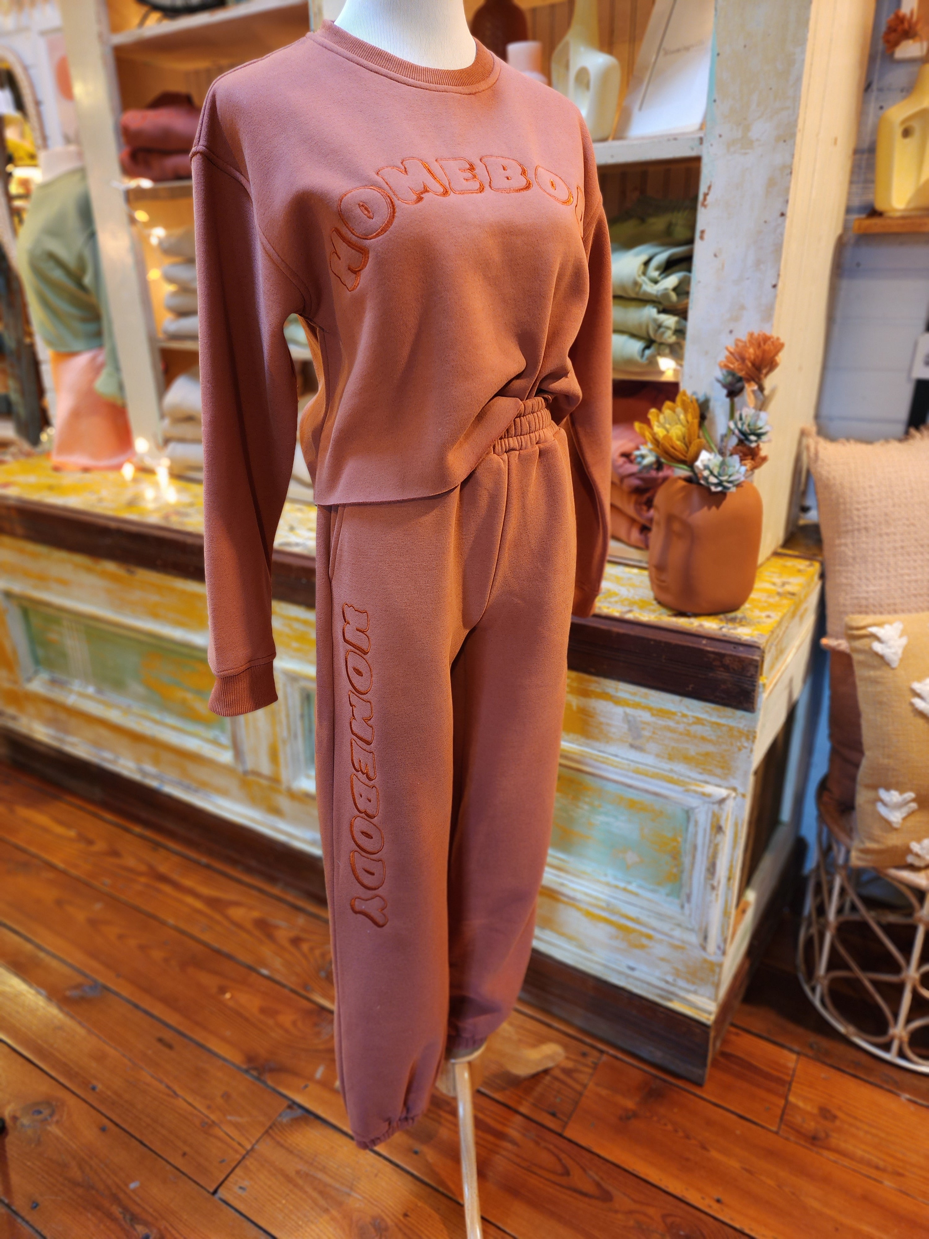 Embroidered Homebody Sweatshirt