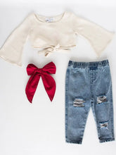 Load image into Gallery viewer, Frankie Distressed Denim Jeans