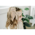 Large Linen Gauze Bow