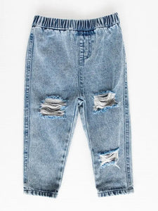 Frankie Distressed Denim Jeans
