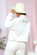Load image into Gallery viewer, Ivory Bride Denim Jacket