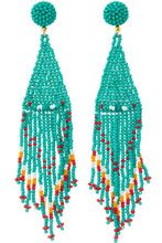 Load image into Gallery viewer, Beaded Dangle Earring
