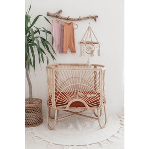 Beaded Natural Baby Mobile