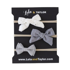 Bow Headband- heather