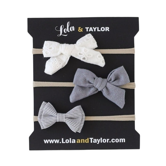 Bow Headband- heather