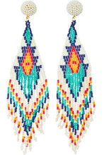 Load image into Gallery viewer, Beaded Dangle Earring