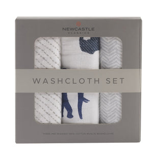 Elephant wash cloth set